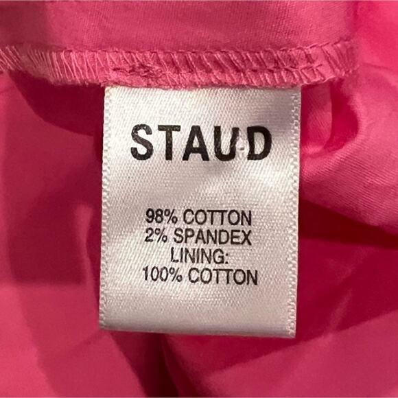 Staud Apfel Pink Halter Open Back Maxi Dress‎ - Tie Back Halter Dress Size XS - Picture 8 of 16